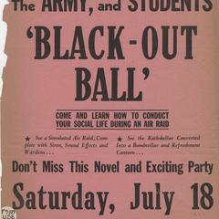 Black Out Ball poster
