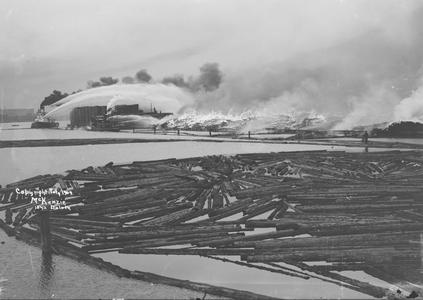 William A. McGonagal Fighting Le Seuer Lumber Mill Fire