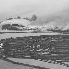 William A. McGonagal Fighting Le Seuer Lumber Mill Fire