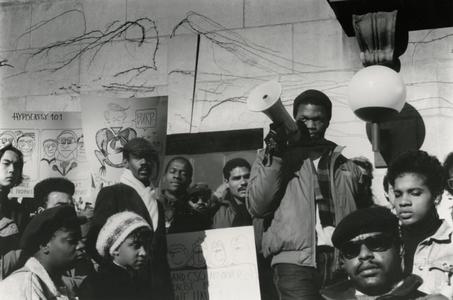 Anti-racism protest in 1988