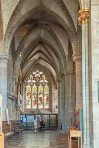 Hereford Cathedral interior north end of east transept