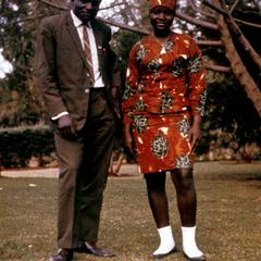 Kenyan Man and Woman Posing in Urban Fashions
