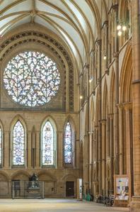Lincoln Cathedral interior southwest transept