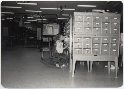 Card catalog in Children's Room of the Marathon County Public Library
