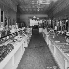 Bostwick's Confectionery, Waukesha, display cases
