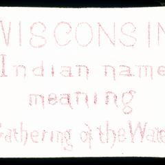Wisconsin's name