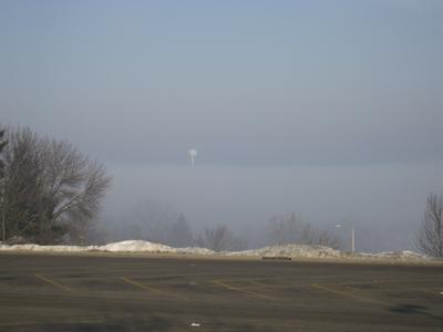 Waukesha through the fog