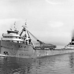 Bow view of the Carl D. Bradley underway
