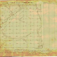 [Public Land Survey System map: Wisconsin Township 22 North, Range 07 West]