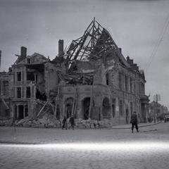 Ruined buildings in Belgium