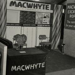 MacWhyte exhibition booth
