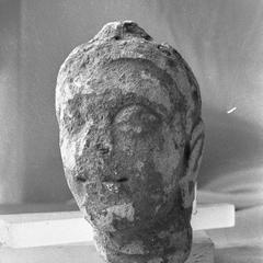Object 2 titled Stucco head of Buddha