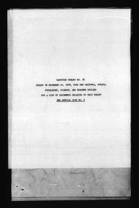 Ratified treaty no. 56, Treaty of November 25, 1808, with the Chippewa, Ottawa, Potawatomi, Wyandot, and Shawnee Indians. For a list of documents relating to this treaty see special list no. 6