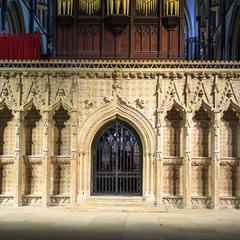 Lincoln Cathedral interior pulpitum