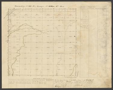 [Public Land Survey System map: Wisconsin Township 24 North, Range 13 West]