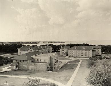 Refectory and Van Hise dormitories
