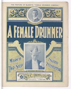 The female drummer