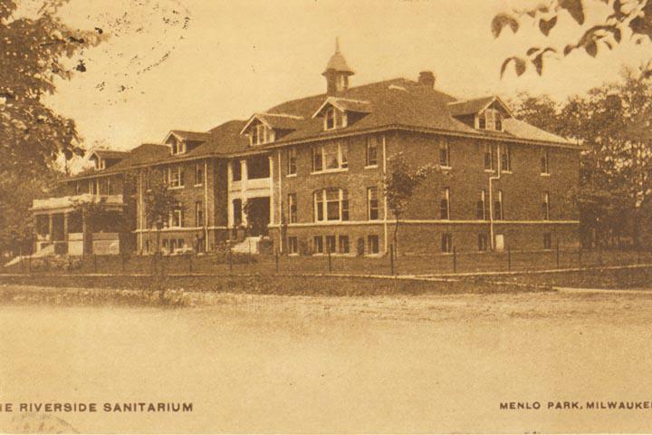 Riverside Sanitarium. Menlo Park, Milwaukee, Wisconsin