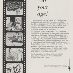 American Cancer Society advertisement