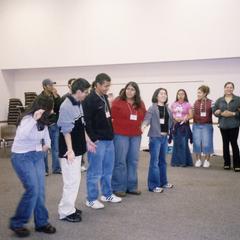 Group activity at 2003 Student of Color Connection