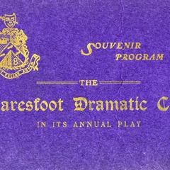 Haresfoot 'A Colonial Girl' program