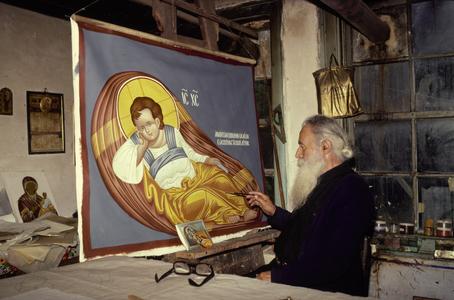 Father Meletios Painting