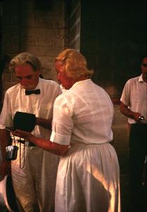 Dr. Albert Schweitzer and a Nurse at Clinic in Lambarene