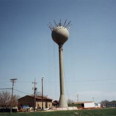 Barneveld water tower, prepped for new paint