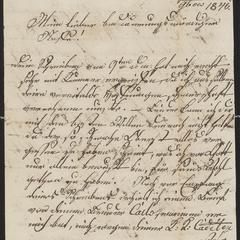 [Letter from Uncle Münzer to his nephew, 1846]