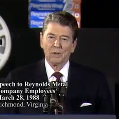 Ronald Reagan jokes about the USSR