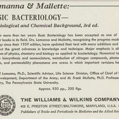 The Williams & Wilkins Company advertisement