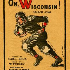 "On, Wisconsin!" march song sheet music