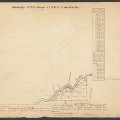 [Public Land Survey System map: Wisconsin Township 21 North, Range 17 East]