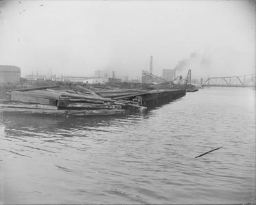 View of Howard's Pocket, Whitney Brothers Shipyard