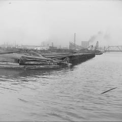 View of Howard's Pocket, Whitney Brothers Shipyard