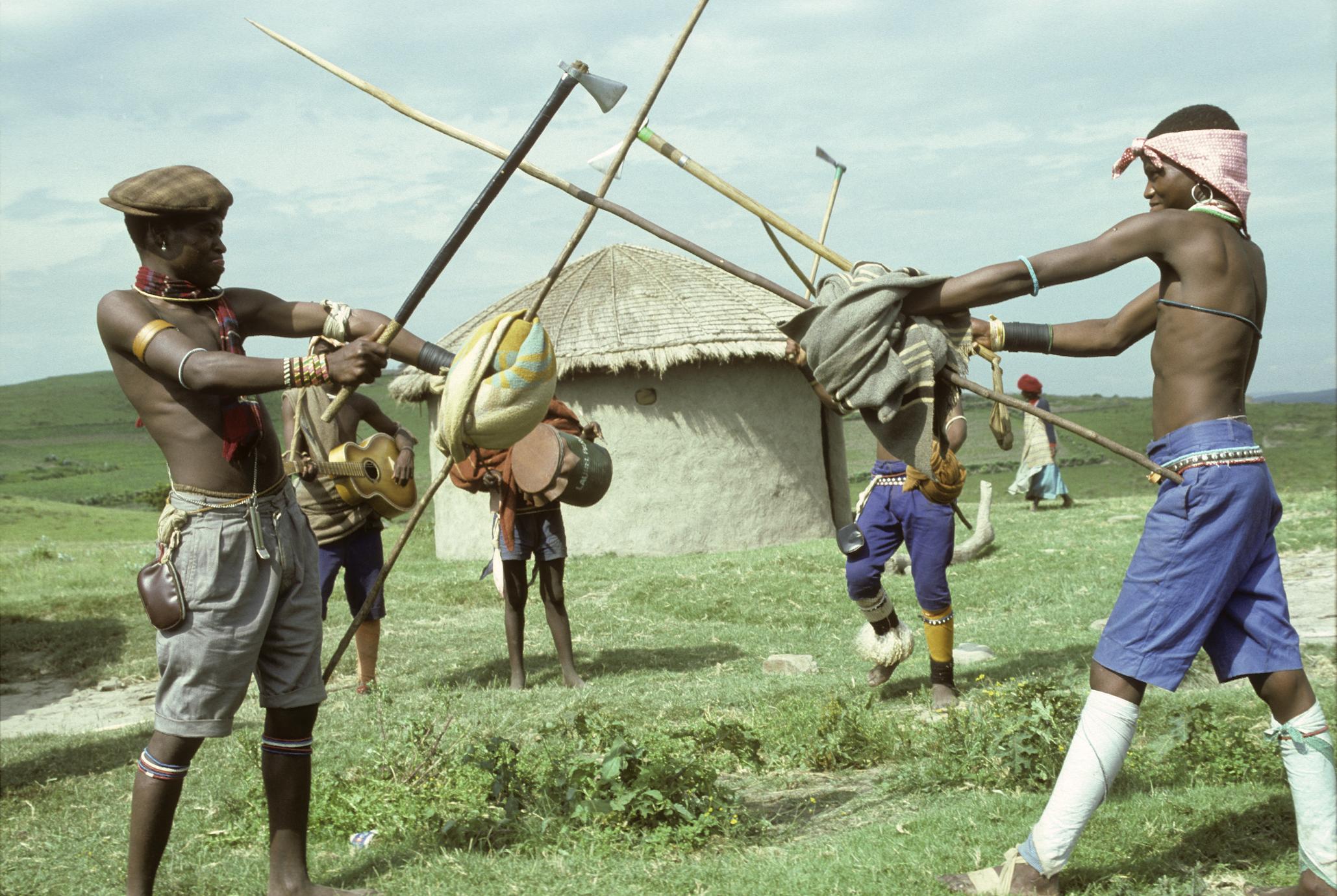 Stick fighting with the - TJ's Wild African Adventures