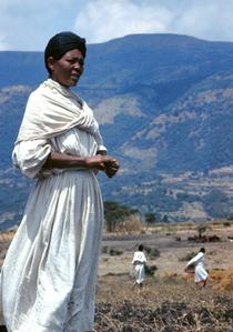 Oromo Woman Telling Her Troubles to the Spirit Medium (K'allu )