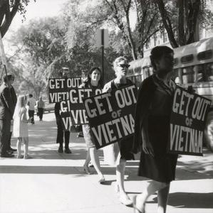 Vietnam War protesters in 1965