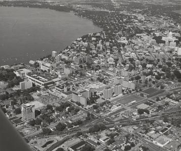 Aerial view of University of Wisconsin-Madison