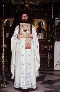 Father Iakovos at Pantocrator