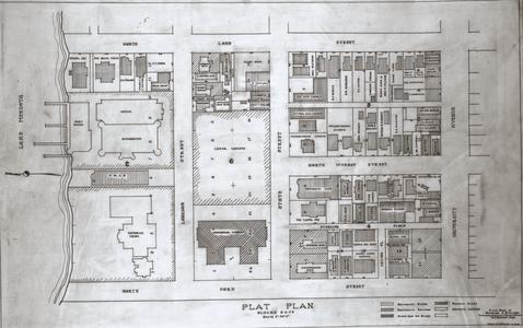 Plat plan for lower campus