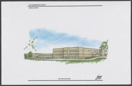 UW-Washington County Science addition (architectural drawing)