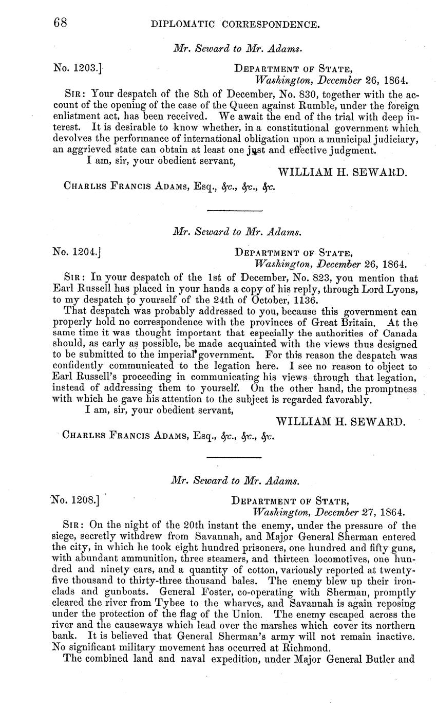 Papers relating to foreign affairs, accompanying the annual message of ...