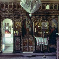 Iconostasis at the Provata chapel