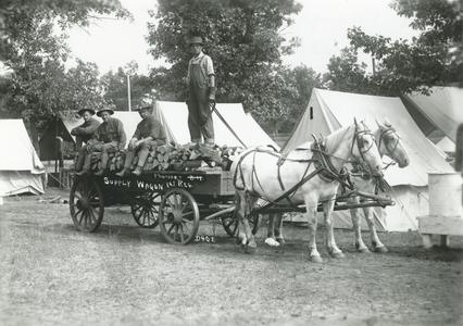 Supply Wagon at Camp Douglas