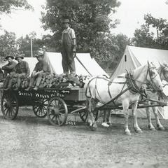 Supply Wagon at Camp Douglas