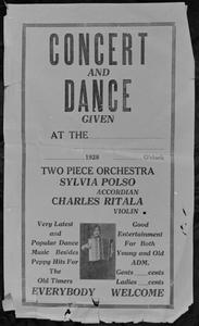 Sylvia Polso concert poster