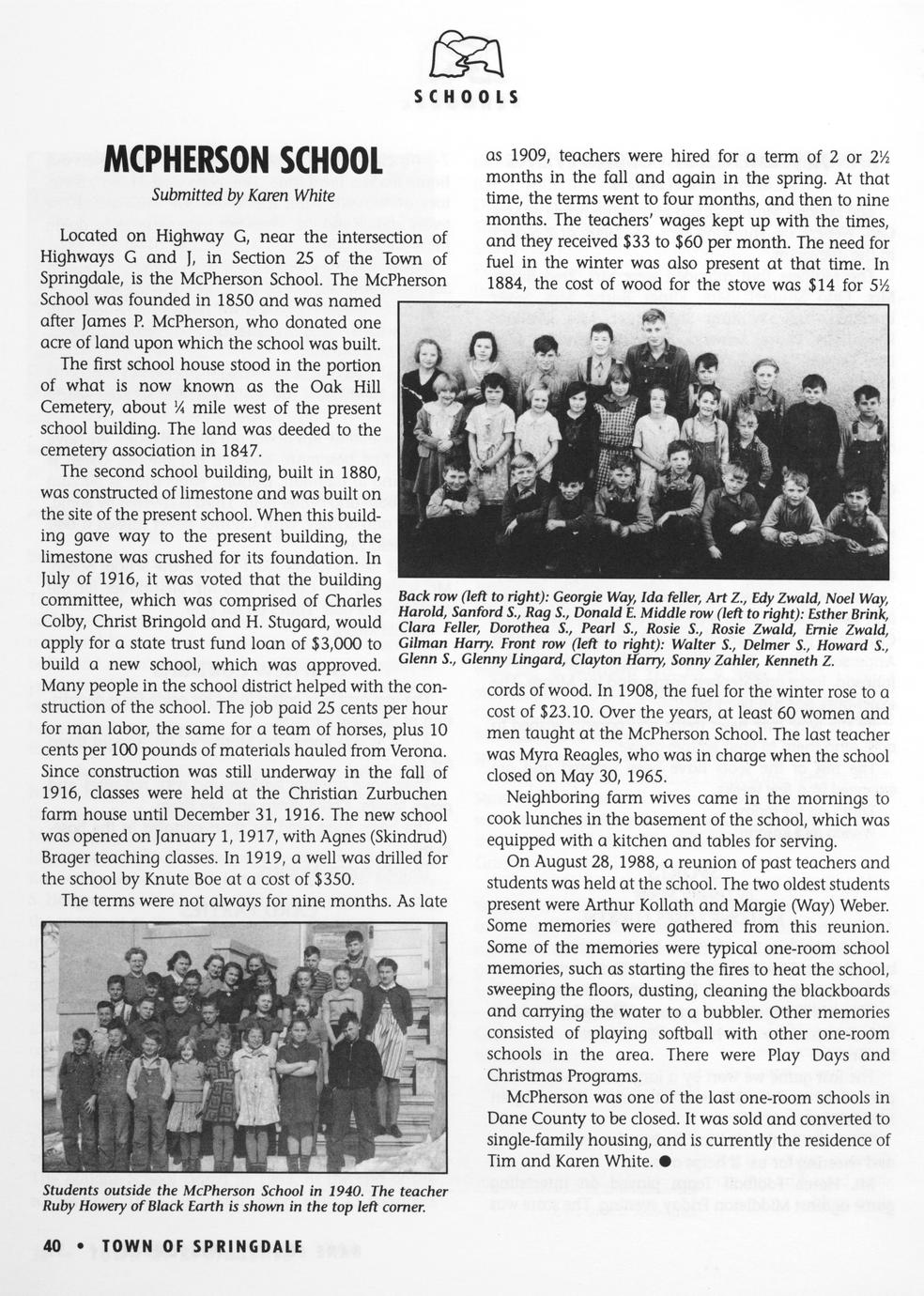 Town of Springdale, Dane County, Wisconsin 18481998 Full view