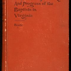 A history of the rise and progress of the Baptists in Virginia