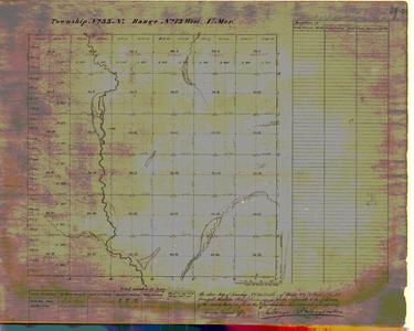 [Public Land Survey System map: Wisconsin Township 33 North, Range 13 West]